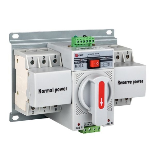 Устройство АВР МCB 32А (C) 3Р 400В PROxima | код ats-mcb-32c-3p-pro | EKF фото 2