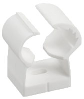 Клипса с фикс. для глад. труб 20-25мм бел. IEK | код CTA00D-FL-020-K01 | IEK