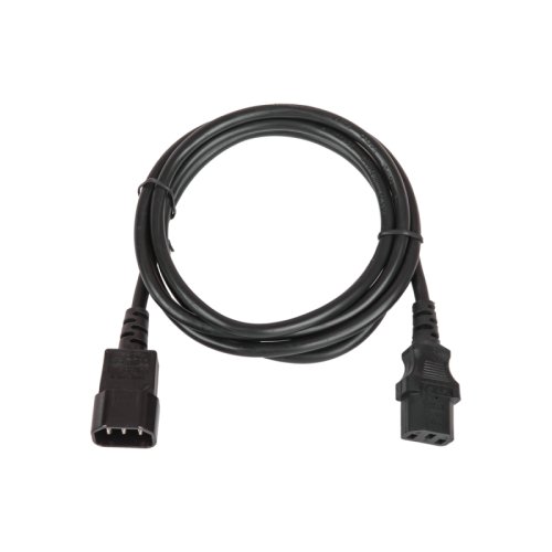 Кабель питания TLK, вход - разъём C14 (IEC 60320) , выход - разъём C13 (IEC 60320), 3x0.75мм2, 1.8 м, 250В 6A, черный | код TLK-PCM06-018 | TLK