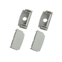 Набор заглушек 6114-3 для профиля 6114 2шт глухие 2шт с отверстием | код Б0062815 | ЭРА