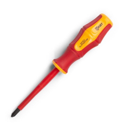 Отвертка диэлектрическая "Профи" PH/FL2х100 | код. 79777 | КВТ