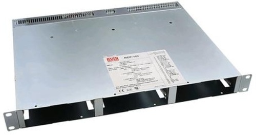 RACK в 19-ти дюймовый шкаф для 1...3 блоков RCP-1000, 442х351х44мм (1U), входные гнезда IES 320-C14 | код RCP-1UI | MeanWell