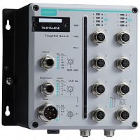 Коммутатор TN-5510A-8PoE-2GTXBP-WV-T 8 * FE with 802.3at PoE+ and 2 * GE M12 ports with bypass function, power input 24 - 110 VDC, -40 to 75? operatio | код 00-06103534 | MOXA