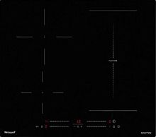 Индукционная варочная поверхность Weissgauff HI 643 BSCM Flex черный | код 1973353 | WEISSGAUFF