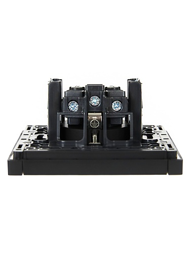 FORTE&PIANO Роз. с з/к без з/ш в/к 16А FP116 чер. IEK | код FP-R11-16-K02 | IEK фото 4