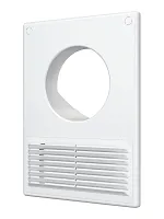 Решетка вентиляционная пластиковая разъемная 185х254 фланец D100/60х120 | код 1825РУ10Ф | ERA