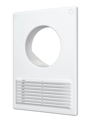 Решетка вентиляционная пластиковая разъемная 185х254 фланец D100/60х120 | код 1825РУ10Ф | ERA