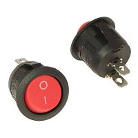 Клавишный переключатель RUICHI KCD1-101-5-C3-R/2P, ON-OFF | код 107362 | Ruichi