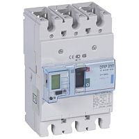 Автоматический выключатель DPX3 250 - эл. расцепитель - с изм. блоком - 70 кА - 400 В~ - 3П - 160 А | код. 420668 | Legrand 