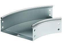 Угол CPO 45 горизонтальный 45° 500х80 в комплекте с крепежными элементами и соединительными пластинами, необходимыми для монтажа | код 36087K | DKC