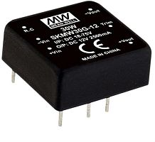 Источник питания DC-DC, 24.8Вт, Uвх=18…75B, Uвых=3.3В/7.5А, рег. вых=±10%Uном, вход дист. управл., изоляция 1500В DC, в корпусе 25.4х25.4х10.2мм, -40С…+85С | код SKMW30G-03 | MeanWell