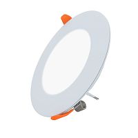 Панель светодиодная встраиваемая круглая 18Вт 230В 6500К 1440Лм 185мм белая IP20 LAMPER | код 606-1011 | LAMPER