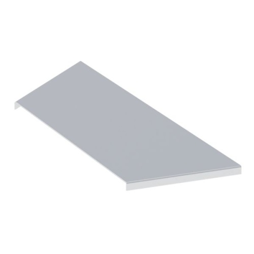 Крышка для переходника по ширине правостороннего лестничного усиленнаяй 100х500х300 мм (2 мм) EKF | код kwrltp100x500x300-2 | EKF