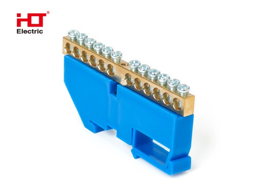 Шина N ноль на DIN-изол ШНИ-6х9-12-Д-синий HLT | код 081-03-44| HLT Шина N ноль на DIN-изол ШНИ-6х9-12-Д-синий HLT | код 081-03-44| HLT