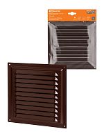 Решетка металл. 200х200, коричневая, с покрытием полимерной эмалью, TDM | код SQ1807-0708 | TDM