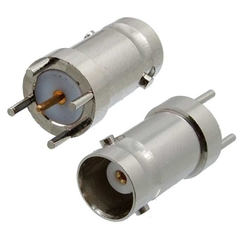 Разъём высокочастотный RUICHI BNC-SJ, гнездо на плату | код 90313 | Ruichi