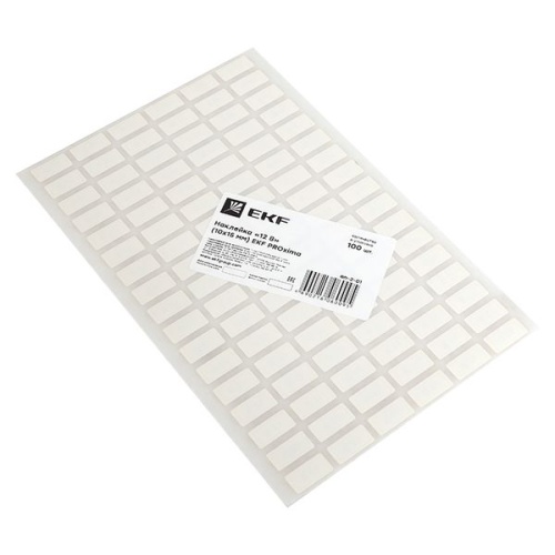 Наклейка "12В" 10х15мм | код an-2-01 | EKF фото 5