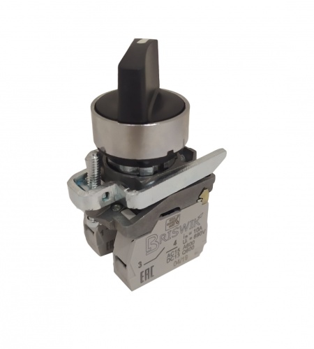 Переключатель Briswik КПЕ 1631 -РС черный IP65 УХЛ2 10А 3но+1нз | код aD-VB-5Ai-0142 | Briswik