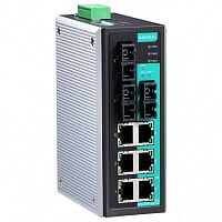 Коммутатор EDS-309-3M-SC Ethernet Server 6 10/100BaseTx ports,3 multi mode(5Km) 100Fx port | код 00-01184888 | MOXA