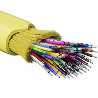 Кабель волоконно-оптический, распределительный, арамидные упрочняющие нити, для внутренней прокладки, нг(А)-HF, 48 ОВ, категорияOS2 | код RNDT9C48YL01 | DKC