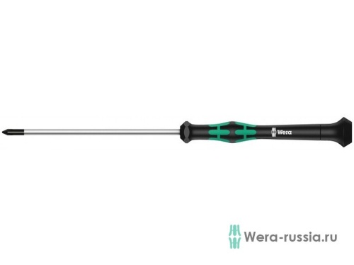 Отвертка крестовая 2050 PH Micro для прецизионных работ, PH 00 x 60 мм | код WE-118020 | Wera Отвертка крестовая 2050 PH Micro для прецизионных работ, PH 00 x 60 мм | код WE-118020 | Wera