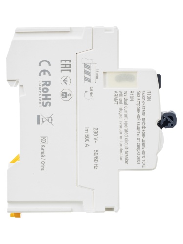 ARMAT Выключатель дифференциального тока R10N 2P 25А 30мА тип AC | код AR-R10N-2-025C030 | IEK фото 2