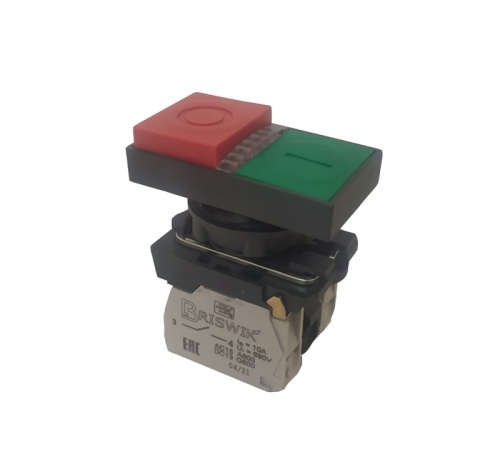 Выключатель Briswik КМЕ 9102м -Л 220В зел-красн IP40 УХЛ3 10А 0но+2нз | код aB-GC-0Ai-7623 | Briswik Выключатель Briswik КМЕ 9102м -Л 220В зел-красн IP40 УХЛ3 10А 0но+2нз | код aB-GC-0Ai-7623 | Briswik