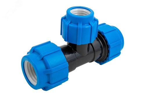 Тройник ПНД переходной 63х40х63/90 | код 51634063 | Политэк