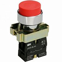 Кнопка  LAY5 22 мм²  660/440В, IP40,  Красный |  код.  BBT70-BL-K05 |  IEK