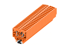 254362 Клемма TB 1-1 проходная на малую DIN-рейку SP15, фронт.подключение, сеч. 2.5мм2, оранж., шт | код 254362 | SUPU