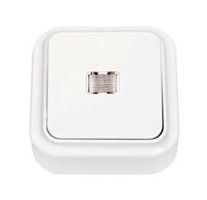 Беларусь Выключатель одноклавишный с индикатором наружный | код А1 10-214 | БелТИЗ