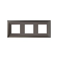 Рамка Avanti, Серый жемчуг, 3 поста (6 мод.) | код 4424906 | DKC