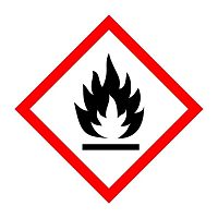 Знак Горючее вещество 250х250 мм, пленка самоклеящаяся ГОСТ 19433-88 EKF | код an-6-02 | EKF