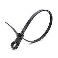 Стяжки нейлоновые КСО 5х220 (ч) (100шт.) | код 80534 | Fortisflex