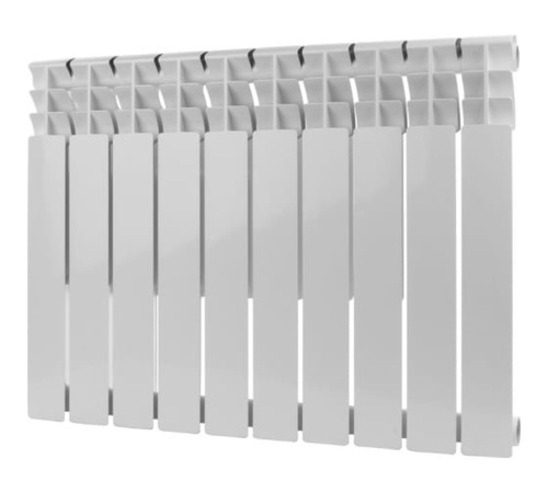 Радиатор биметаллический Optima BM 500 10 секций RAL9016 (89573) | код RG008P2HSG5NAF | Rommer