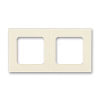 Рамка Levit 2 поста слоновая кость / белый | код 3901H-A05020 17W | ABB