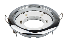 Светильник встраиваемый GX53R-mini RC ультратонкий металл под лампу GX53 230В хром IN HOME | код 4690612008455 | IN HOME