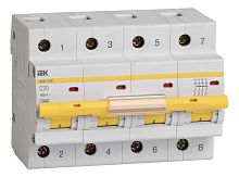 Автоматический выключатель ВА47-100 4Р 20А 10кА C | код MVA40-4-020-C | IEK 