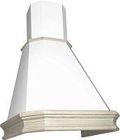 Вытяжка каминная Elikor Пергола 60П-650-П3Л бежевый/дуб неокрашенный управление: ползунковое (1 мотор) | код 1769437 | ELIKOR