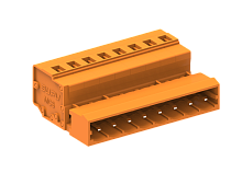458417 Вилка каб. MCS, шаг 5.08мм, 17 конт., оранж., шт | код 458417 | SUPU