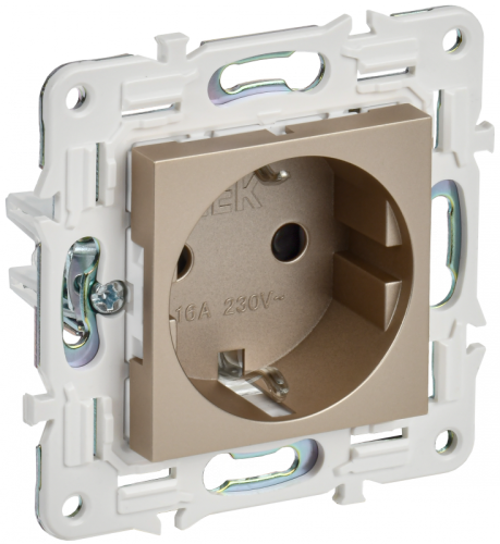 SKANDY Роз. с з/к/ш 16А SK-R04Sh шамп. IEK | код SK-R14-16-K37 | IEK SKANDY Роз. с з/к/ш 16А SK-R04Sh шамп. IEK | код SK-R14-16-K37 | IEK