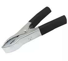 Зажим крокодил ЗК 30А 75мм черный (10шт) TDM | код SQ0541-0014 | TDM