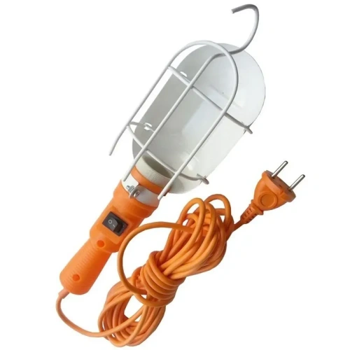 Светильник ЛСУ-1 60вт 10м переносной с выключателем с решеткой | код. 22016 | Переноска