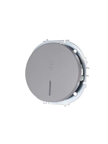 Выключатель проходной 1-кл. СП OSEN 10А IP20 с подсветкой механизм сер. матов. LEZARD 743-7488-114