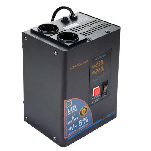 Стабилизатор VOLTRON - 2000 ЭНЕРГИЯ Voltron (5%) | код Е0101-0156 | ЭНЕРГИЯ