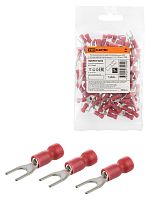 Наконечник вилочный изолированный НВИ с легким вводом проводника 1,5-4 (100 шт.) TDM | код SQ0503-0202 | TDM