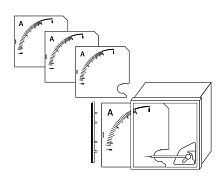 Шкала Ш72 200/5А-1,5 (для А72 Х/5А) TDM | код SQ1102-2057 | TDM