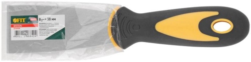 Шпатель, нерж.сталь, прорезиненная ручка 1,5'' (38 мм) | код 6692 | FIT фото 3