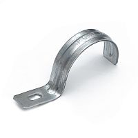 Скоба металлическая однолапковая усиленная противопожарная СМОУ d38-40 мм (50шт/300шт уп/кор) Промрукав | код PR13.02405 | ПРОМРУКАВ