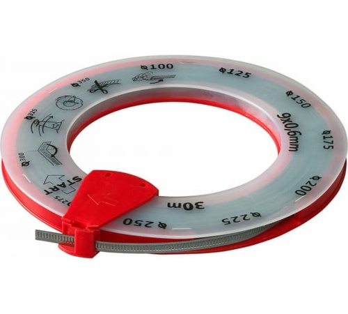 Хомут ленточный 9мм/0,7мм W2 нержавеющая сталь (30м) | код SP30NO42 | Мир хомутов